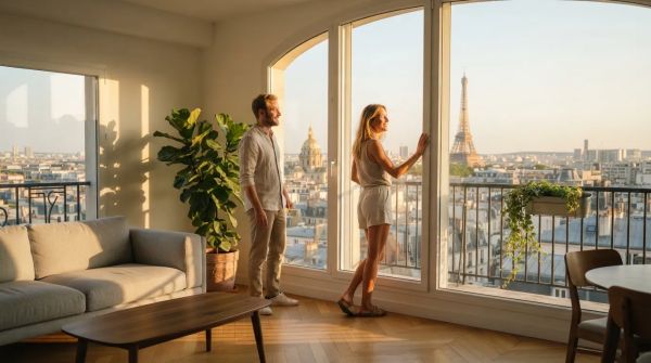 Vivez au dernier étage : appartement vue spectaculaire à Paris